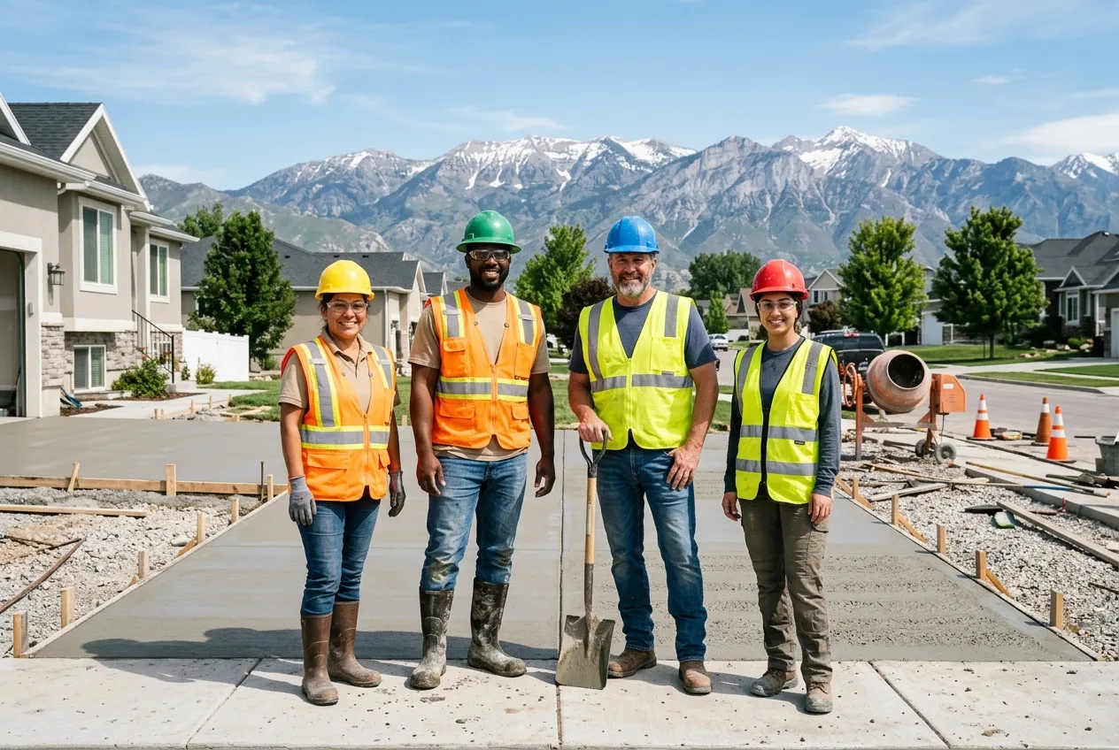 Vineyard Concrete professional team — concrete contractor in Vineyard, UT